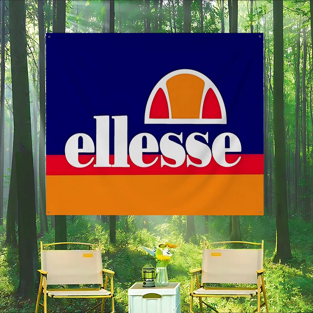Commercial Banner Printing - Флаг компании E-Ellesse с улучшенной печатью