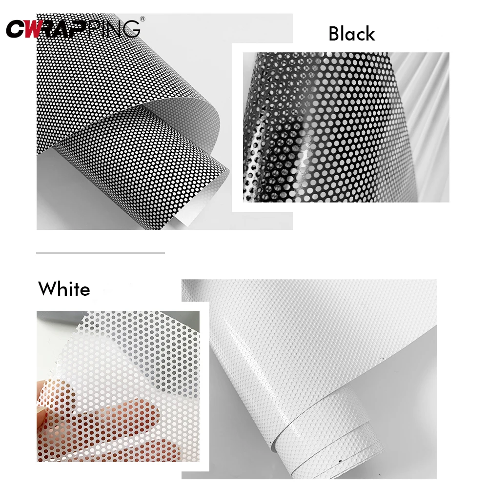White Toner Transfer Paper - Одностороннее видение Fly Eye Tint Перфорированная