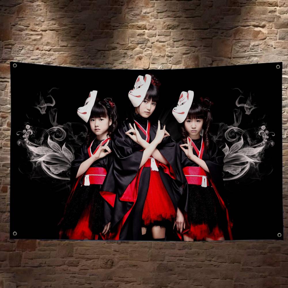 Commercial Banner Printing - Классический баннер Kawaii Metal Band B-Babymetal