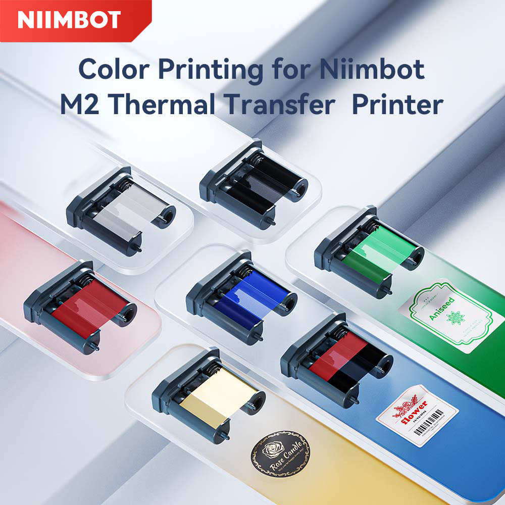 White Toner Transfer Paper - Niimbot M2 термотрансферная бумага для этикеток,
