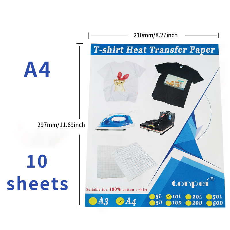 10 листов струйной теплопереда – обзор и цена White Toner Transfer Paper