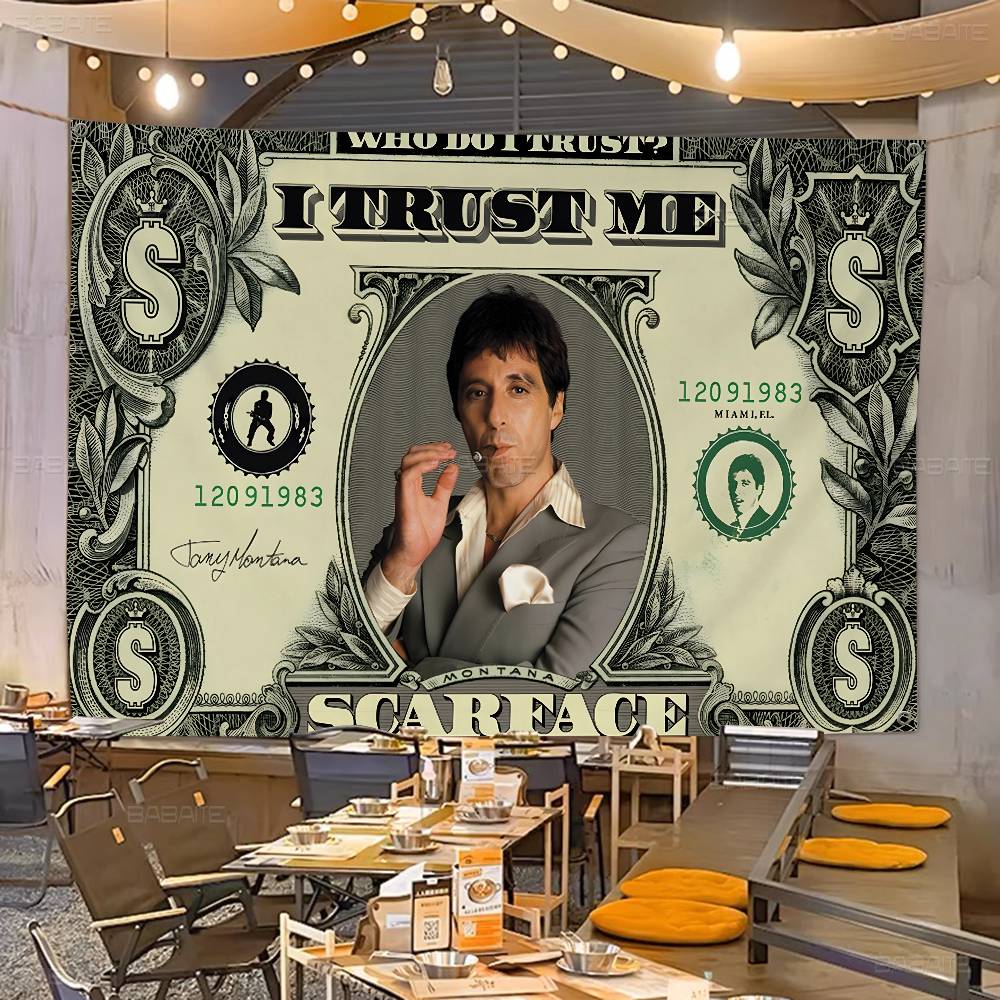 Ретро-флаг S-Scarface с улучше – обзор и цена Commercial Banner Printing