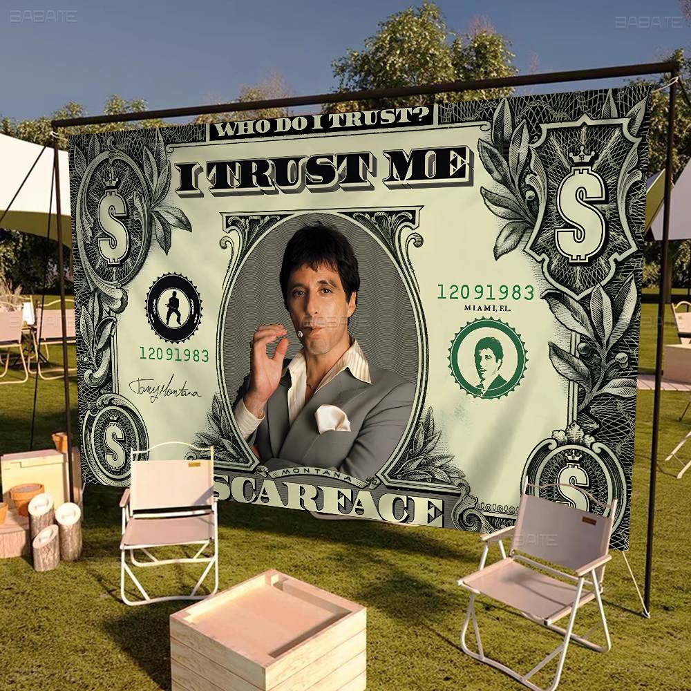 Ретро-флаг S-Scarface с улучше – обзор и цена Commercial Banner Printing